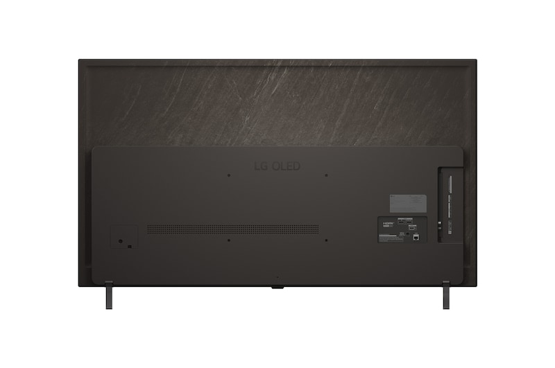 Achteraanzicht van LG OLED AI B5 4K Smart TV.