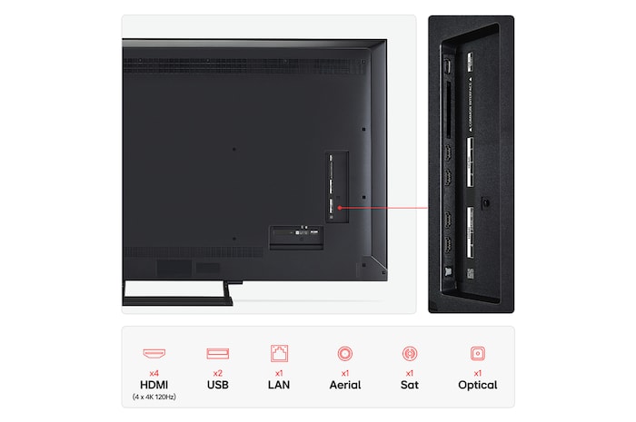 LG 55 inch LG QNED evo AI QNED86 MiniLED 4K Smart TV 2025, 55QNED86A6A