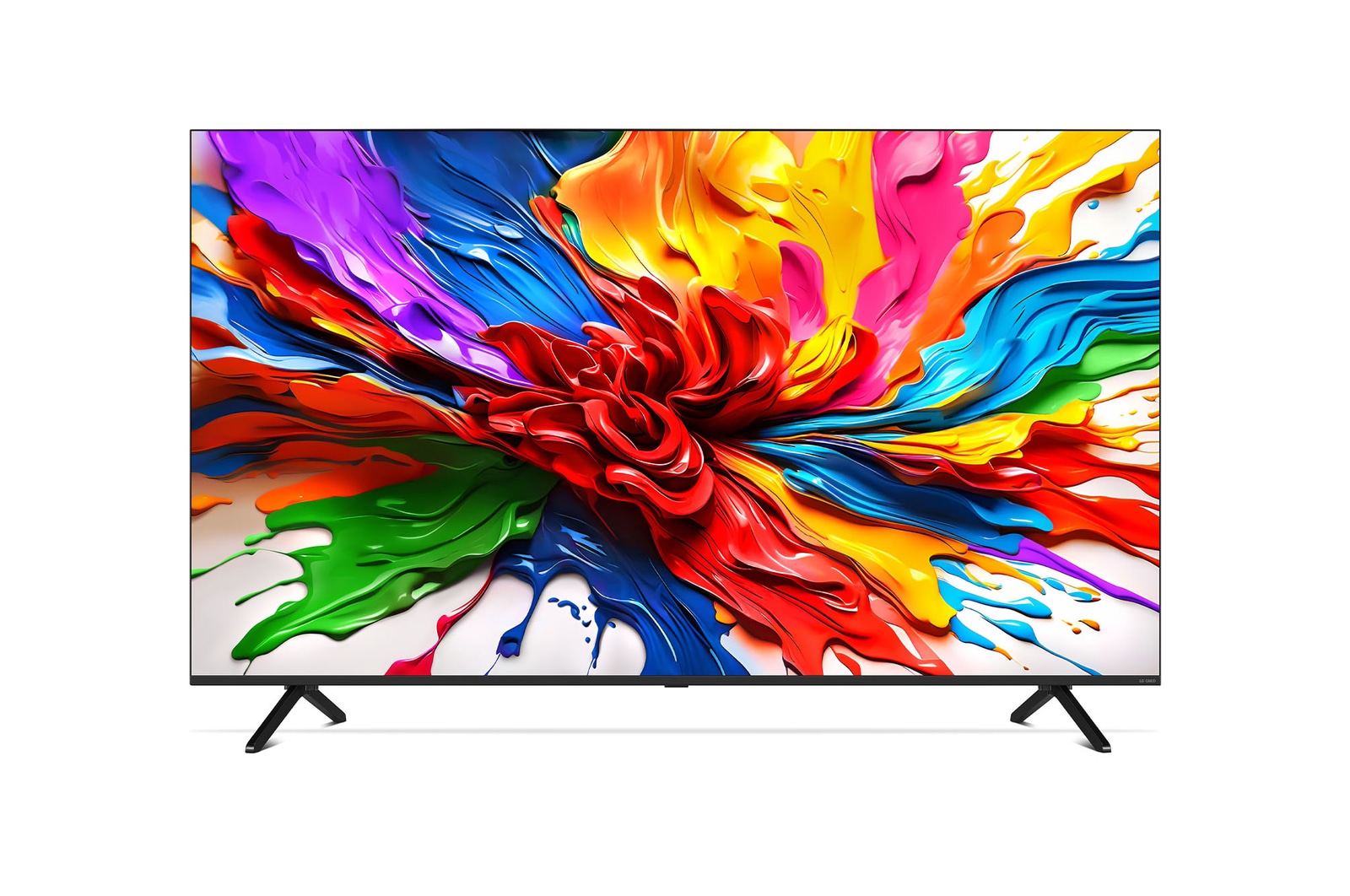 Achteraanzicht van LG QNED evo QNED92 TV.