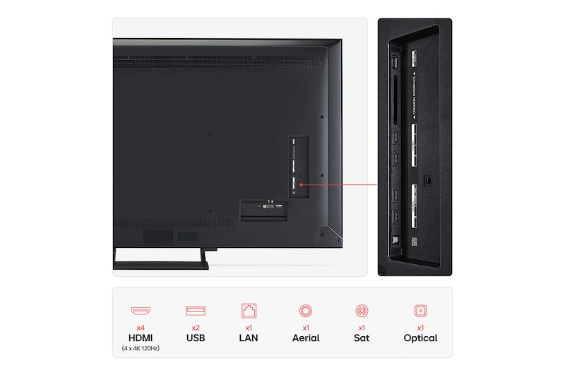 LG 55 inch LG QNED evo AI QNED93 MiniLED 4k Smart TV 2025, 55QNED93A6A