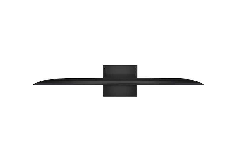 LG TV-scherm met een AI Magic Remote op de voorgrond. De AI-knop is gemarkeerd en een tekstballon toont tekst, stel een film voor die ik leuk vind. Op het scherm zien we het gebruikerspictogram E, dat aangeeft hoe AI Voice ID in staat was om te identificeren welke gebruiker het was en gepersonaliseerde aanbevelingen te geven op basis van alleen hun stem. 
