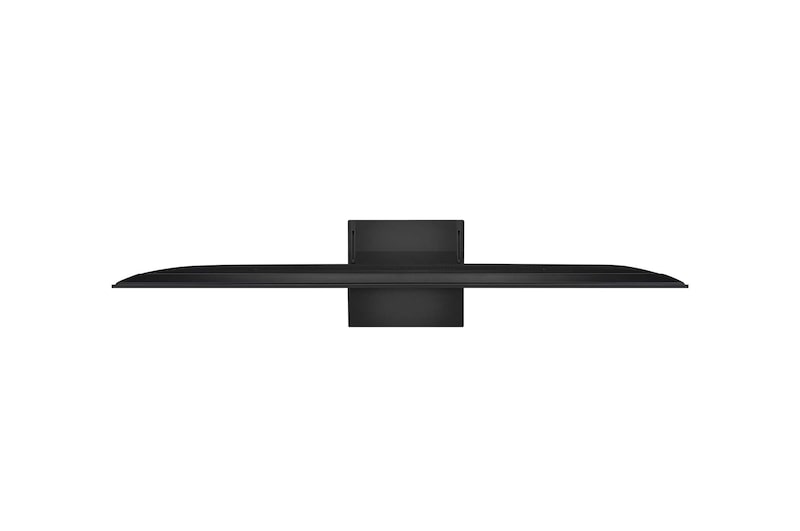 LG TV-scherm met een AI Magic Remote op de voorgrond. De AI-knop is gemarkeerd en een tekstballon toont tekst, stel een film voor die ik leuk vind. Op het scherm zien we het gebruikerspictogram E, dat aangeeft hoe AI Voice ID in staat was om te identificeren welke gebruiker het was en gepersonaliseerde aanbevelingen te geven op basis van alleen hun stem. 