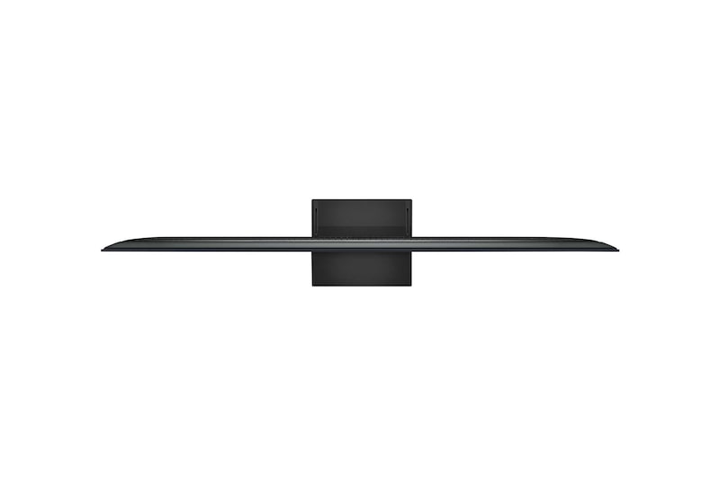 LG TV-scherm met een AI Magic Remote op de voorgrond. De AI-knop is gemarkeerd en een tekstballon toont tekst, stel een film voor die ik leuk vind. Op het scherm zien we het gebruikerspictogram E, dat aangeeft hoe AI Voice ID in staat was om te identificeren welke gebruiker het was en gepersonaliseerde aanbevelingen te geven op basis van alleen hun stem. 