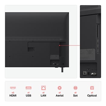LG 55 inch LG UHD AI UA75 4k Smart TV 2025, 55UA75006LA