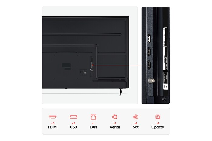 LG 75 inch LG UHD AI UA75 4K Smart TV 2025, 75UA75006LA