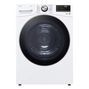 Vooraanzicht van 18kg Warmtepomp droger Wit | Zelfreinigende condensor | Eco Hybrid™ | AIDD | LG NL RH18U8AVCW