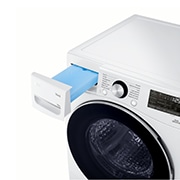 LG 18kg Warmtepomp droger Wit | Zelfreinigende condensor | Eco Hybrid™ | AIDD | LG NL, RH18U8AVCW