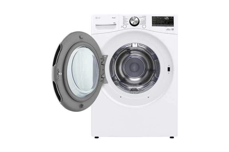 LG 18kg Warmtepomp droger Wit | Zelfreinigende condensor | Eco Hybrid™ | AIDD | LG NL, RH18U8AVCW