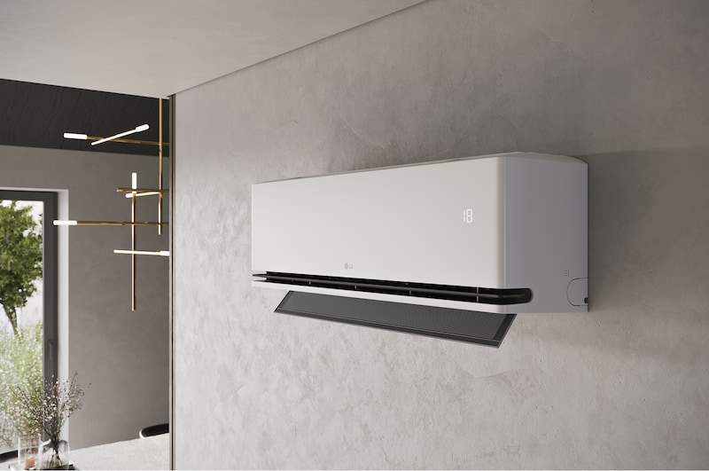 LG 2.5kW, DUALCOOL Deluxe Airconditioning, Dual Inverter HeatPump, stijlvol design en comfortabele luchtstroom, H09S1D