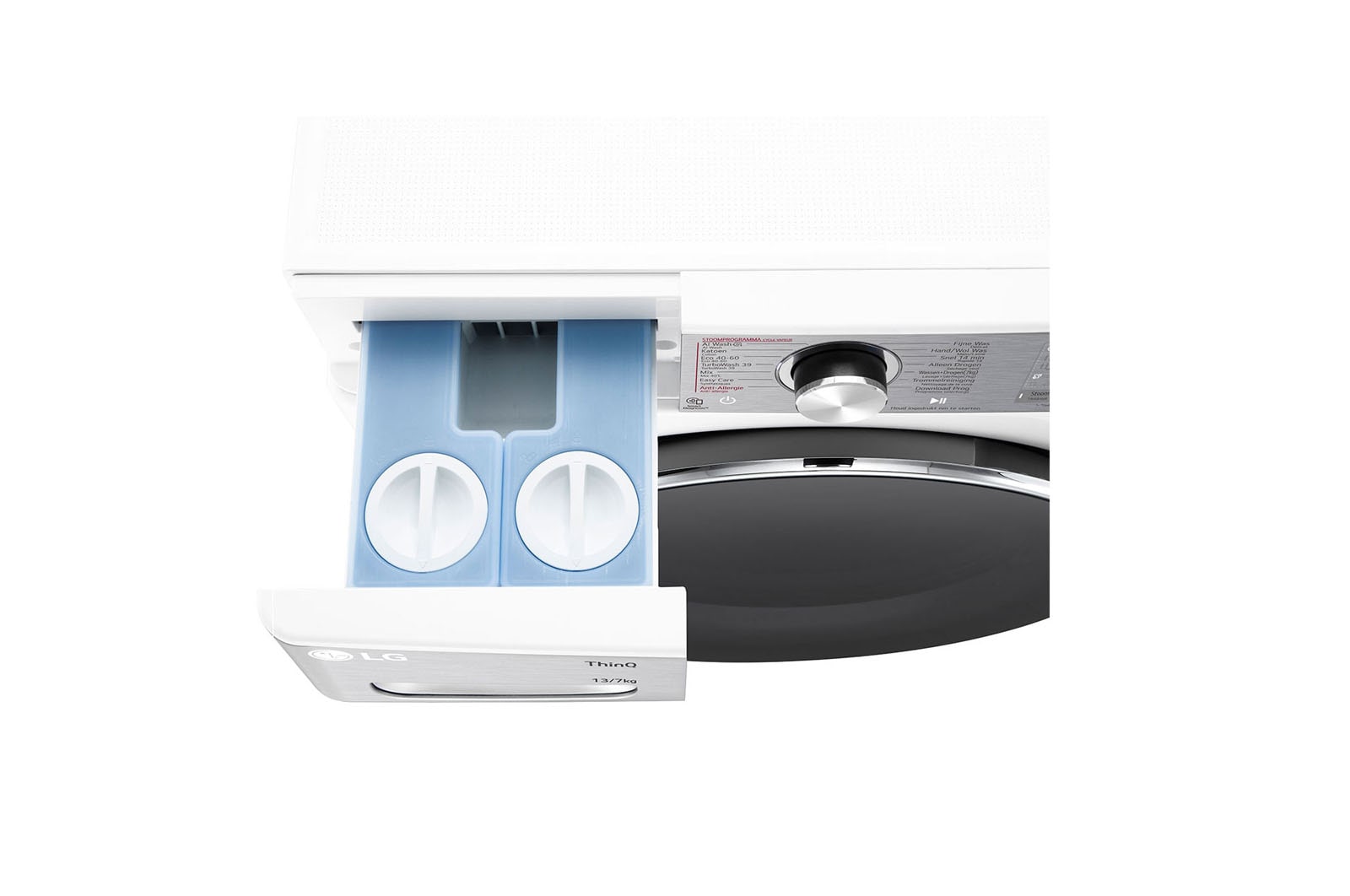 LG 13/7kg Was-droogcombinatie Wit | AI DD™ | Inverter Direct Drive™ | Steam™ | LG NL, F4DR9537S2W