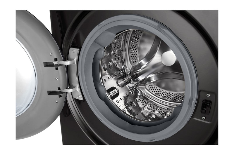 LG 11kg Wasmachine F4WR7011SYB + 9kg Droger RH90V9ZVEN Zwart, F4WR7011SYB.RH9ZVEN