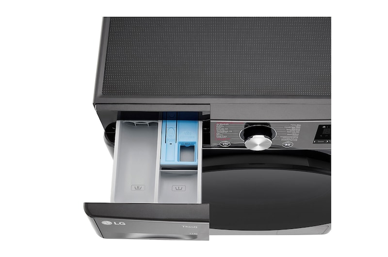 LG 11kg Wasmachine F4WR7011SYB + 9kg Droger RH90V9ZVEN Zwart, F4WR7011SYB.RH9ZVEN