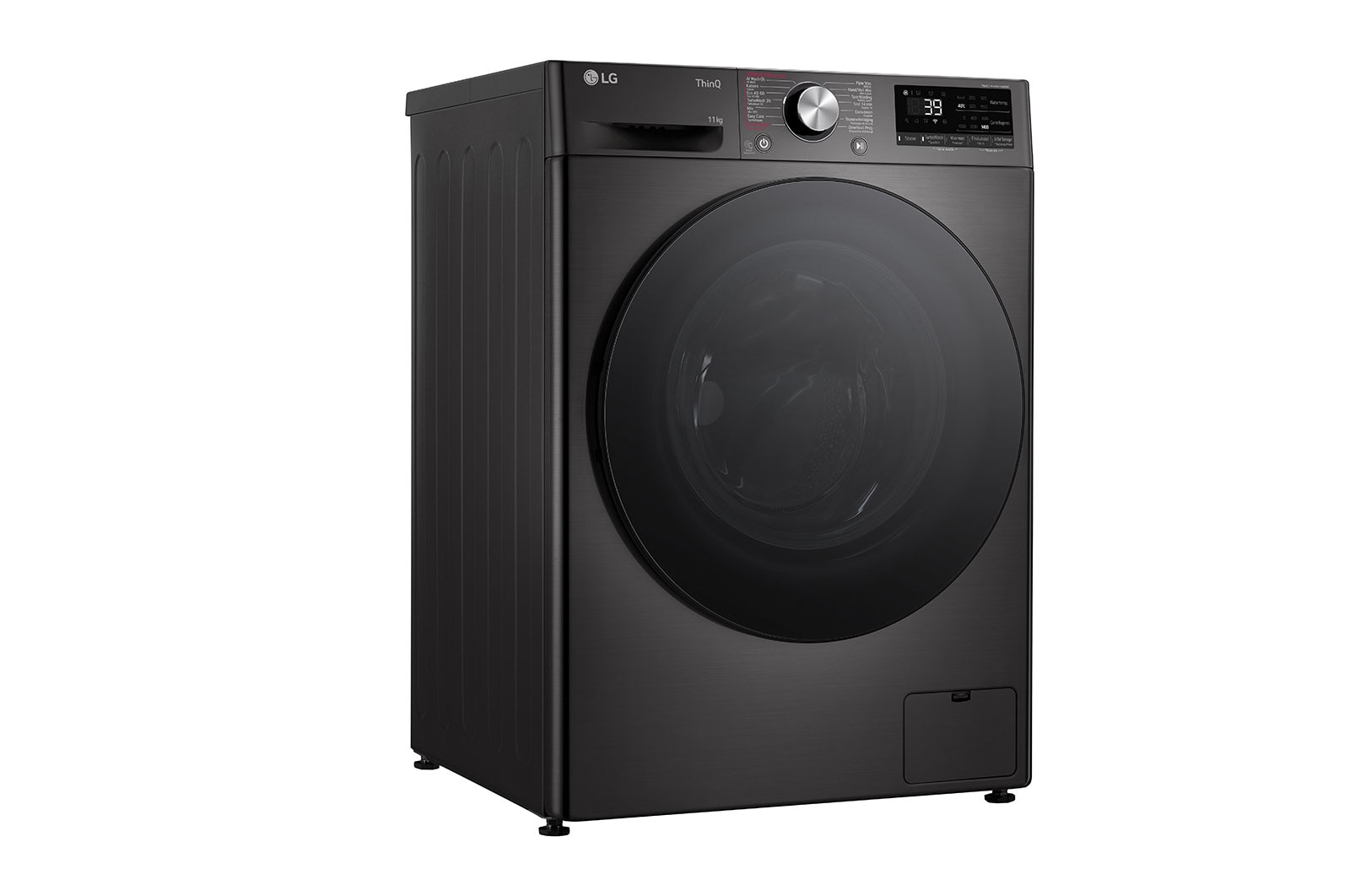 LG 11kg Wasmachine F4WR7011SYB + 9kg Droger RH90V9ZVEN Zwart, F4WR7011SYB.RH9ZVEN