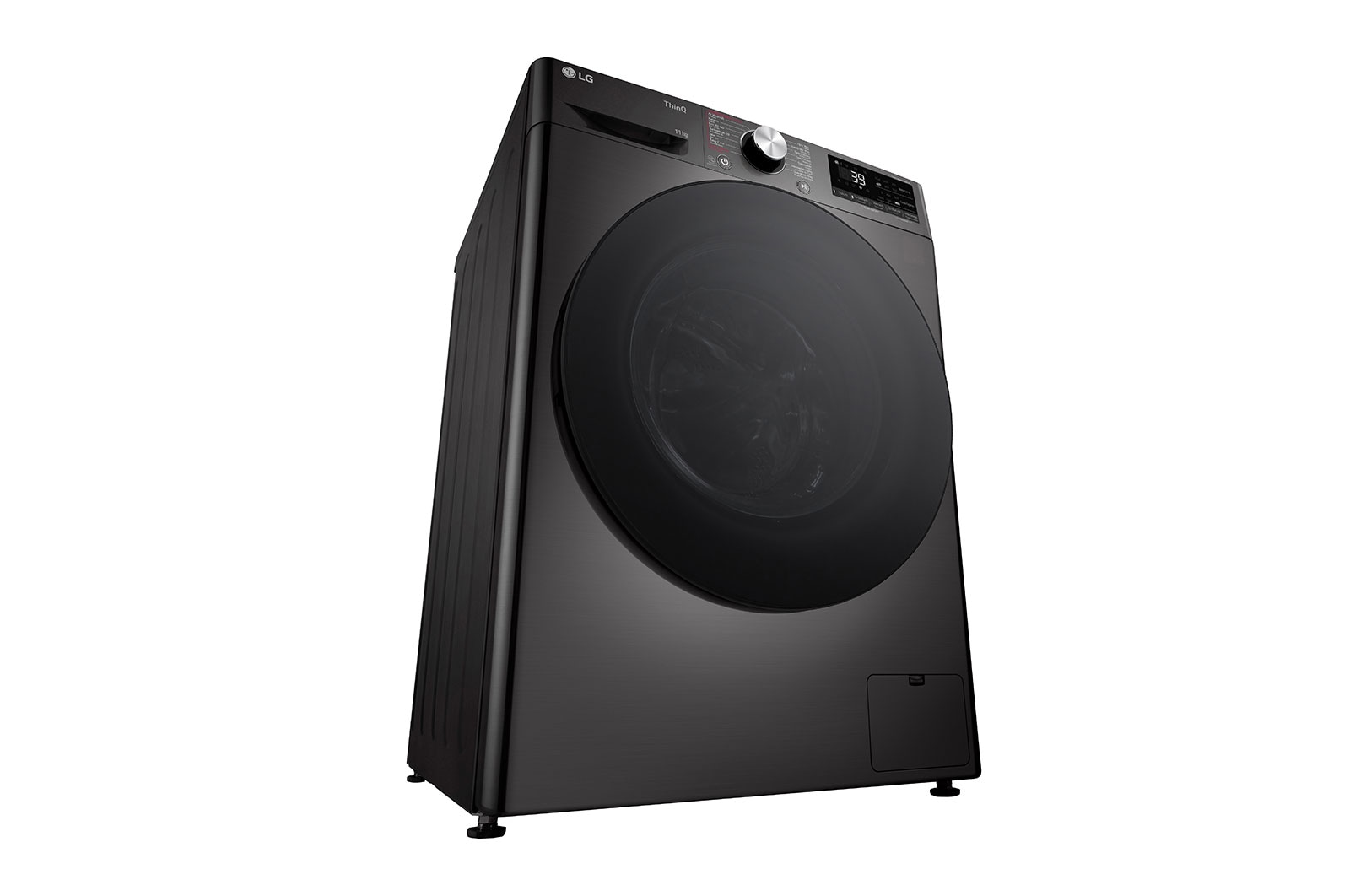 LG 11kg Wasmachine F4WR7011SYB + 9kg Droger RH90V9ZVEN Zwart, F4WR7011SYB.RH9ZVEN