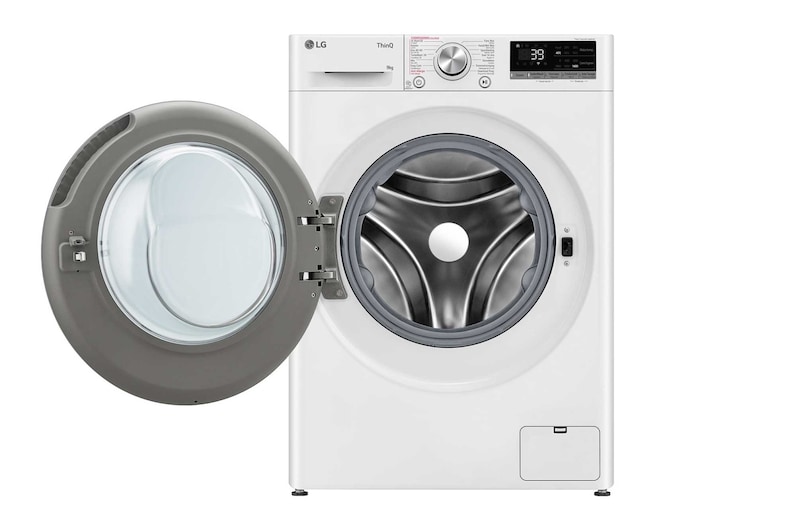 LG 9kg Wasmachine GC3R709S1 + 9kg Droger RH90V9AV3N, GC3R709S1.RH9AV3N