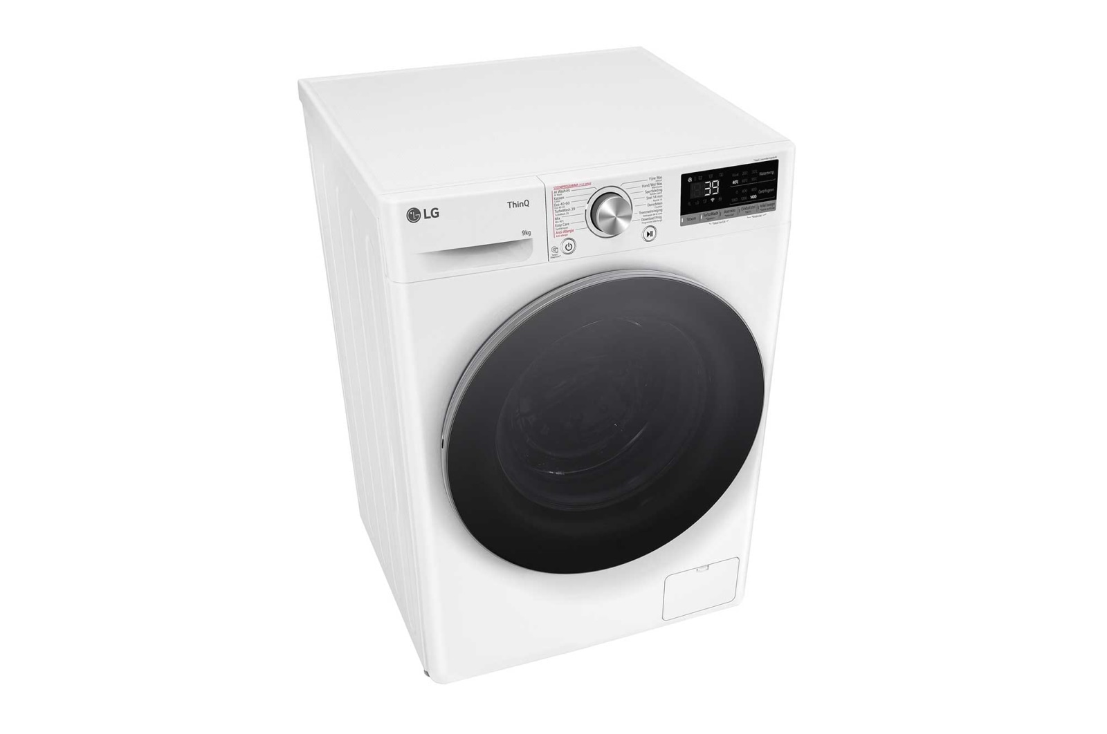 LG 9kg Wasmachine GC3R709S1 + 9kg Droger RH90V9AV3N, GC3R709S1.RH9AV3N