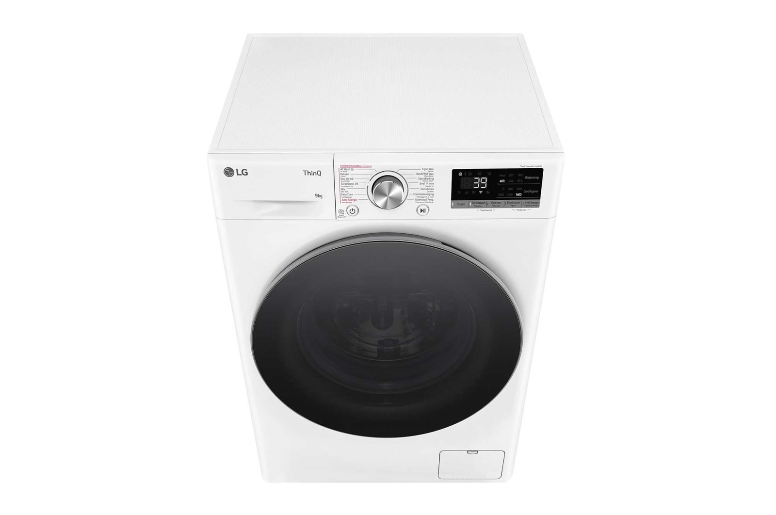 LG 9kg Wasmachine GC3R709S1 + 9kg Droger RH90V9AV3N, GC3R709S1.RH9AV3N