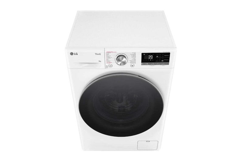 LG 9kg Wasmachine GC3R709S1 + 9kg Droger RH90V9AV3N, GC3R709S1.RH9AV3N