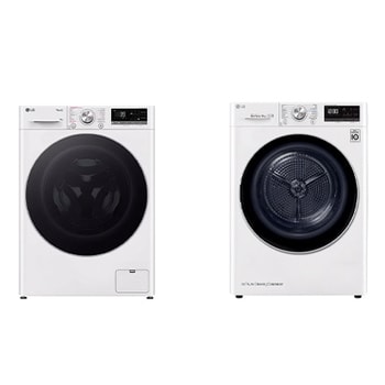 Voorkant van 9kg Wasmachine Wit | TurboWash™ | AI DD™ | Steam™