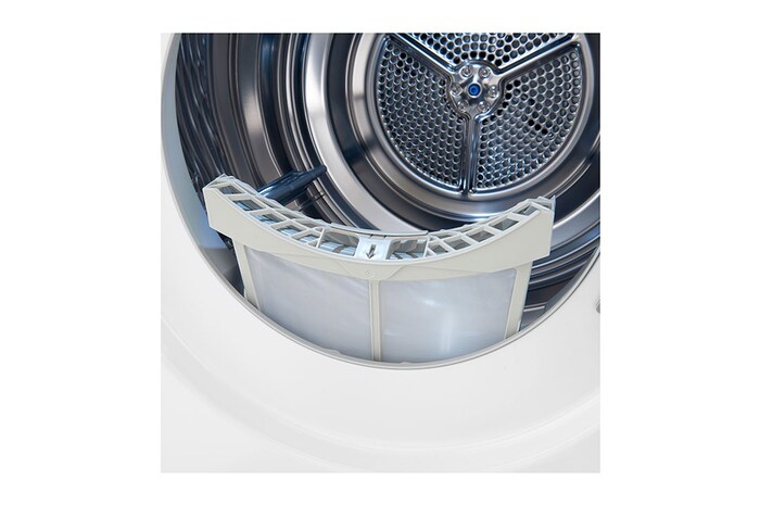 LG 8kg Warmtepomp droger Wit | Zelfreinigende condensor | Eco Hybrid™ | Dual Inverter Heat Pump™ | LG NL, RH80V9AV4N