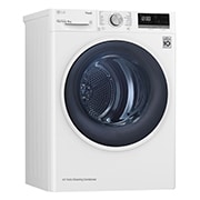LG 9kg Warmtepomp droger Wit | Zelfreinigende condensor | Eco Hybrid™ | Allergy Care | LG BE, RH90V5AV6N