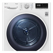LG 9kg Warmtepomp droger Wit | Zelfreinigende condensor | Eco Hybrid™ | Allergy Care | LG BE, RH90V5AV6N