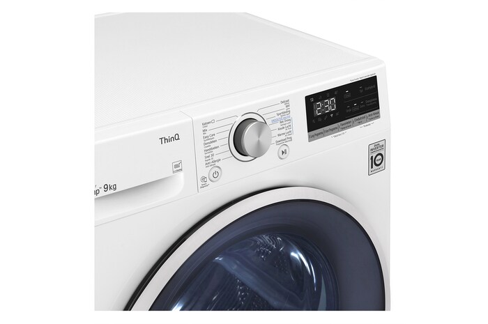 LG 9kg Wasmachine GC3R709S1 + 9kg Warmtepomp Droger RH5AV6N, GC3R709S1.RH5AV6N