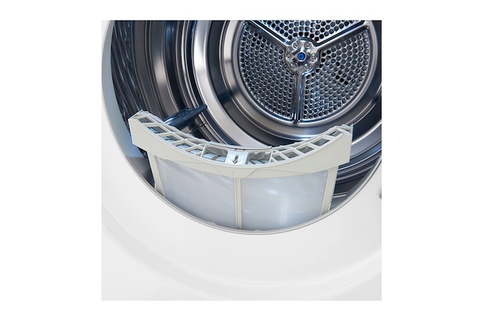 LG 9kg Warmtepomp droger Wit | Zelfreinigende condensor | Eco Hybrid™ | Sensor Dry | LG BE, RH90V9AV3N