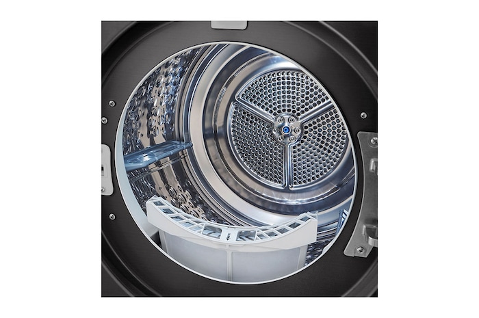 LG 9kg Warmtepomp droger Zwart | Zelfreinigende condensor | Eco Hybrid™ | Dual Lint Filter | LG NL, RH90V9ZVEN
