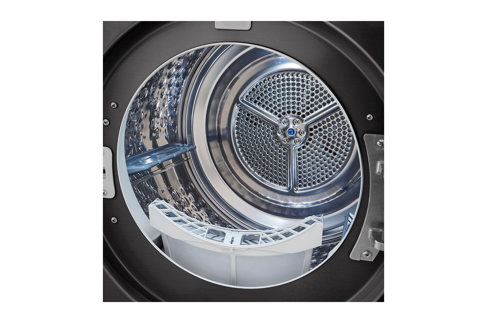 LG 9kg Warmtepomp droger Zwart | Zelfreinigende condensor | Eco Hybrid™ | Dual Lint Filter | LG NL, RH90V9ZVEN