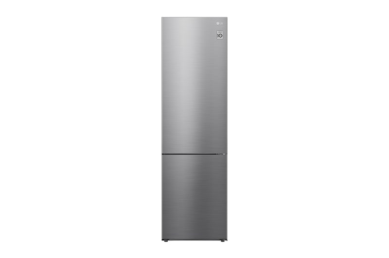 Vooraanzicht van 384L Koelkast en vriezer Zilver| DoorCooling+™ | FreshConverter™ | Inverter Linear Compressor GBP62PZNBC
