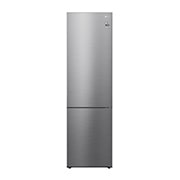 Vooraanzicht van 384L Koelkast en vriezer Zilver| DoorCooling+™ | FreshConverter™ | Inverter Linear Compressor GBP62PZNBC