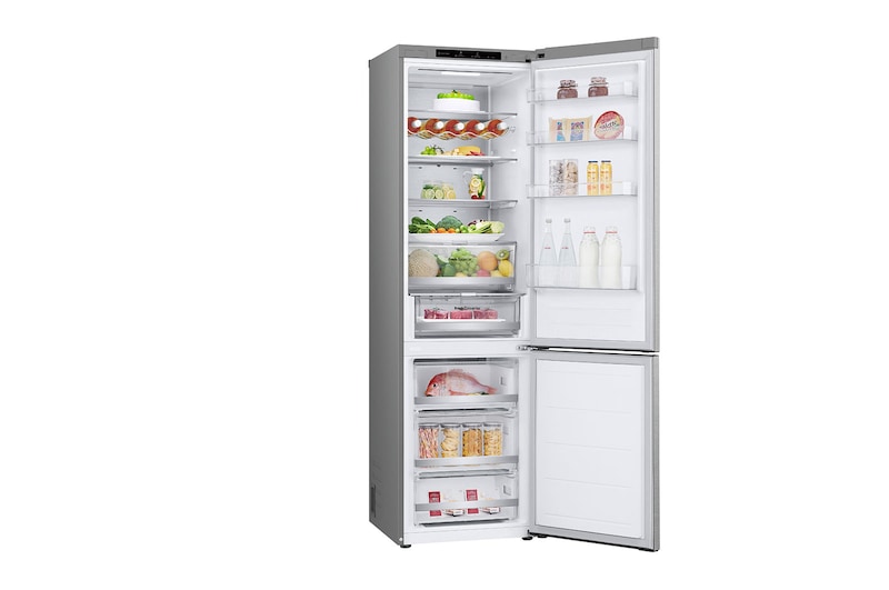 LG 387L Koelkast en vriezer Zilver | DoorCooling+™ | FRESHConverter™ | Smart Diagnosis™, GBV7280AMB