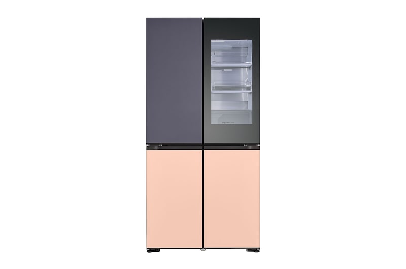 LG 617L Amerikaanse koelkast Grijs | MoodUP™ | InstaView™ | ThinQ™, GMV960NNME