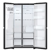 LG 641L Amerikaanse koelkast Zwart | ThinQ™ | Uvnano™ | FRESH Converter™, GSLC41EPPE
