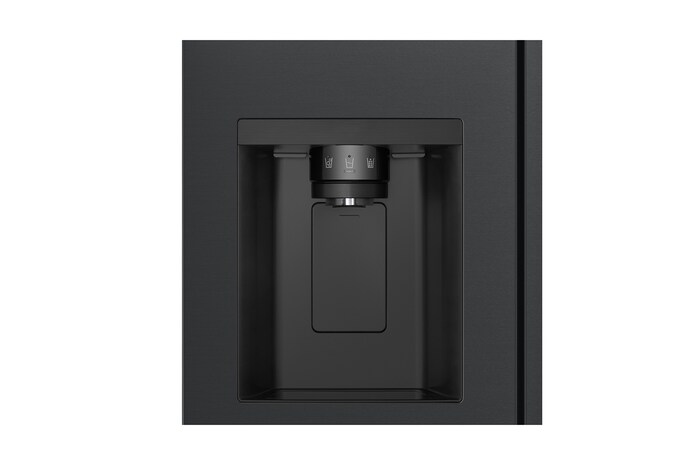 LG 641L Amerikaanse koelkast Zwart | ThinQ™ | Uvnano™ | FRESH Converter™, GSLC41EPPE
