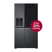 Vooraanzicht van 635L inhoud | InstaView™ Door-in-Door™ | DoorCooling+™ | FreshBalancer™ | Total No Frost | Inverter Linear Compressor GSXV81MCLE