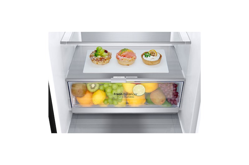 LG Altijd zuinig | B | Door Cooling+ | Total no frost | Inverter Linear Compressor | Groter koel & vriesvak | 35dB – Stilste koelkast, GBB92MCABP