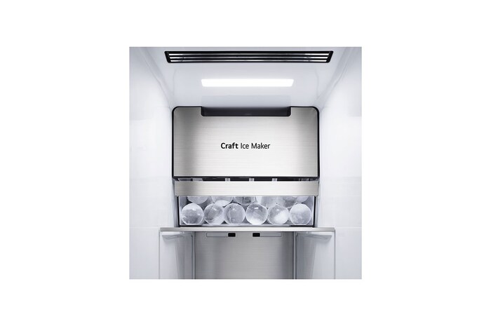 LG 635L inhoud | InstaView™ Door-in-Door™ | DoorCooling+™ | Water- en ijsdispenser met UVnano™ | Craft Ice™ | Total No Frost | Inverter Linear Compressor, GSXV90BSDE
