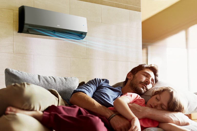 Feature card van 6.6kW, ARTCOOL Mirror, airconditioning met stijlvol design, DUAL Inverter en Uvnano™ AC24BK.NSK
