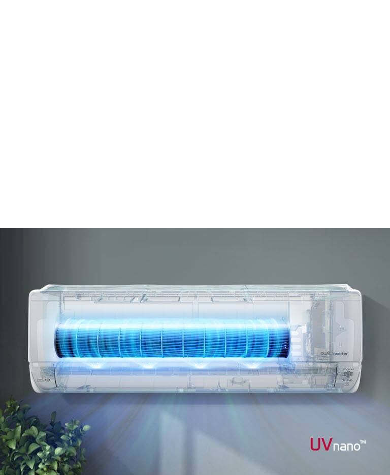 Feature card van 3.5kW, DUALCOOL Deluxe, luxe airconditioning met DUAL Inverter en Uvnano™ DC12RK.NSJ