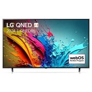 Vooraanzicht van 50 Inch LG AI QNED85 4K Smart TV 2024 50QNED85T6A