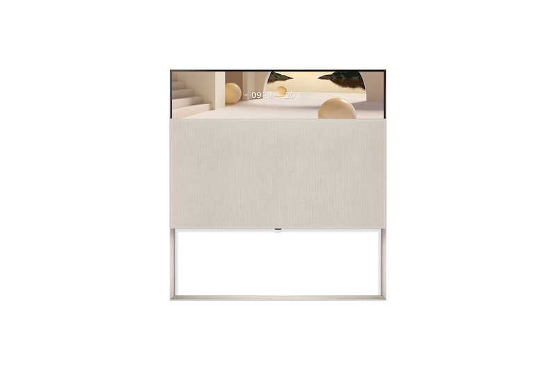 Vooraanzicht van LG OLED | Objet Collection Easel 65ART90E6QA
