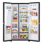 LG 623L Réfrigérateur américain noir  | ThinQ™ | Uvnano™ | FRESH Converter™, GSLE91EVAB