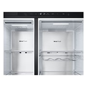 LG 623L Réfrigérateur américain noir  | ThinQ™ | Uvnano™ | FRESH Converter™, GSLE91EVAB