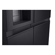 LG 623L Réfrigérateur américain noir  | ThinQ™ | Uvnano™ | FRESH Converter™, GSLE91EVAB