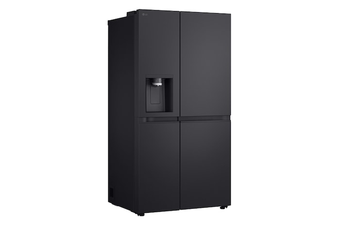 LG 623L Réfrigérateur américain noir | ThinQ™ | Uvnano™ | FRESH Converter™, GSLE91EVAB