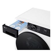 LG 11 kg lave-linge blanc | économique en énergie | AI DD™, F4X5011THB