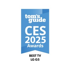 Badge Prix CES 2025 de Tom's Guide. Meilleure TV, LG OLED G5.