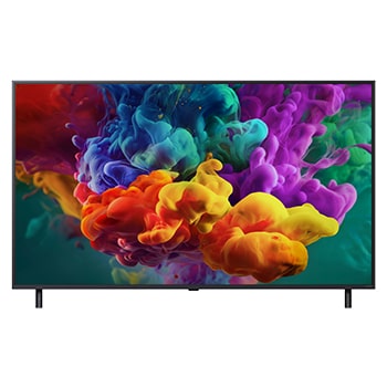 LG QNED evo AI QNED85 Mini LED présentée en vue avant et latérale met en valeur un écran de 55 pouces avec un écran de 1 236 mm de large, une hauteur d’écran de 716 mm, une hauteur de 783 mm avec pied, une profondeur de 29,7 mm et un encombrement au sol de 1 074 x 257 mm.